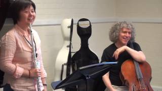 Franck Sonata for Flute 1st mvnt part 2 Steven Isserlis Masterclass [upl. by Noed]