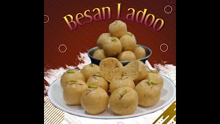 1 kilo Besan Ladoo recipe with perfect measurement and tips  बेसन लड्डू बेसन लाडू diwali [upl. by Ellasal886]