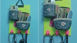 DIY Makeup amp Stationery organizer  Room Organization Ideas [upl. by Llekcor]