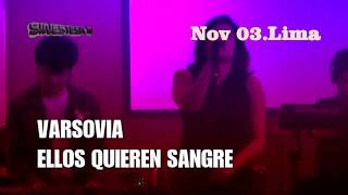 Varsovia  Ellos Quieren Sangre HD Lima Perú Sinestesia TV  live  2017 [upl. by Lorianne476]