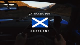 Cathartic POV drive  Sunrise over Glen Docherty [upl. by Narej]