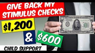 GET BACK My 1200 And 600 Stimulus Checks From Child Support Extra Funds Available for Fathers [upl. by Hayward747]