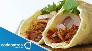 Receta para preparar tacos de cerdo con salsa verde Receta de tacos  Tacos de cerdo  Salsa verde [upl. by Anirtik477]