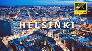 Helsinki Finland 🇫🇮 in 4K 60FPS ULTRA HD Video by Drone [upl. by Ardnal]