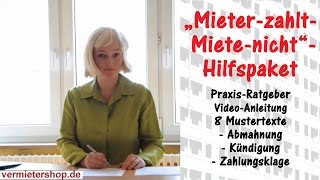 Mieter zahlt Miete nichtHilfspaket  Teil 2 Abmahnung  PraxisRatgeber  Vermietershopde [upl. by Menzies]