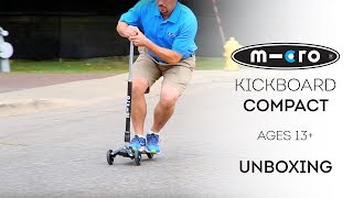 Kickboard Compact Scooter Unboxing  by Micro Kickboard [upl. by Berns]