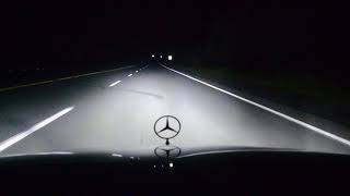 AUXBEAM FS2 LED BULBS IN A BENZ REVIEW  INSTALLATION [upl. by Banna]