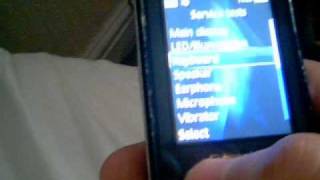 Sony Ericsson Service Menu  Demonstration [upl. by Oilejor]