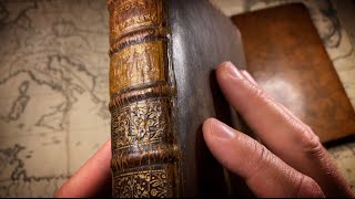 300 YearOld Books 1723 amp Maps Astronomy History Myths  ASMR unboxing softspoken [upl. by Yelsnik]