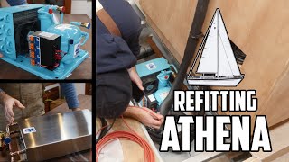 Sail life  Technautics CoolBlue refrigeration amp varnishing  DIY sailboat project [upl. by Yor]