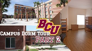 BETHUNECOOKMAN UNIVERSITY CAMPUS DORM TOUR  Part 2  Showing Upperclassmen Dorms 💛 [upl. by Oned]