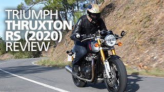 Triumph Thruxton RS 2020 Review  Bennetts BikeSocialcouk [upl. by Burnight]