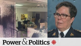 RCMP stretched thin by threats against MPs assistant commissioner says  Power amp Politics [upl. by Naesar719]