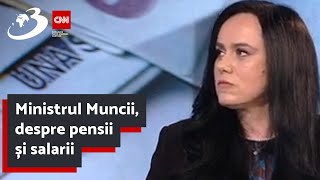 Ministrul Muncii despre pensii și salarii [upl. by Atima]