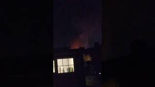 Big fire in hoddesdon [upl. by Eralcyram]