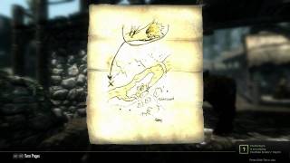 Skyrim Treasure Map 1 Guide I [upl. by Nanam]