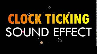 Clock Ticking Sound Effect  HX Sounds [upl. by Gibert]