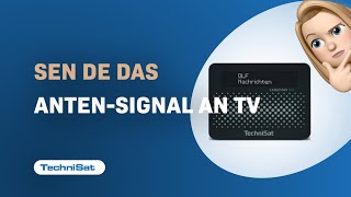 Wie sende ich das Antennensignal mit TechniSat Cablestar 100 an den Fernseher [upl. by Christoffer]