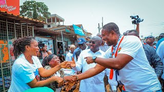 Dr Bawumia Intensifies DoortoDoor Campaign at Ledzokuku [upl. by Adriene387]