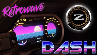 Retrofitting a Custom Retrowave Dash in my Z31 [upl. by Jarrow]