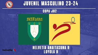 JM  COPA  J02  Helvetia Anaitasuna B vs Loyola B 20232024 [upl. by Burd165]