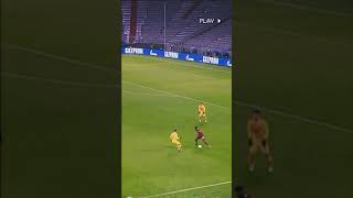 Alphonso Davies speed️ vs Barcelona 🤯⚡ Shorts [upl. by Noraf684]