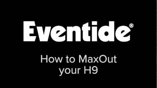 How To MaxOut your H9 Harmonizer Stompbox [upl. by Nevetse]