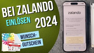 Wunschgutschein bei Zalando einlösen 2024 [upl. by Chandal246]