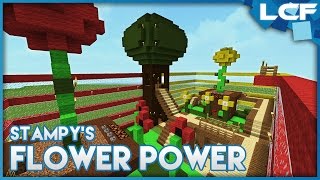 How to build Stampys Flower Power Minigame  Minecraft Tutorial 22 [upl. by Assert]