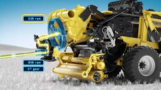 How it works BigBaler High Density Large Square Hay Baler [upl. by Cristal]