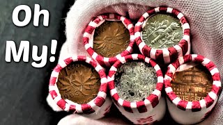 THIS PENNY BOX IS ABSOLUTELY LOADED COIN ROLL HUNTING PENNIES  COIN QUEST [upl. by Pine700]