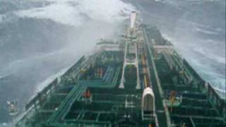 Tanker in big storm [upl. by Solraced]