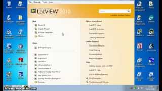 Tutorial 1  Labview 2010  Introduzione [upl. by Aihsela]