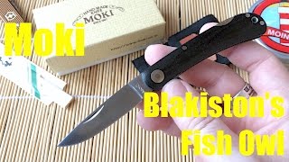 Moki Blakistons Fish Owl Small Ein Begleiter für jeden Tag  EDC  GentlemanTaschenmesser [upl. by Odraner]