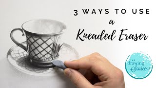 3 Effective Ways to Use a Kneaded Eraser for Realistic Drawing [upl. by Wearing268]