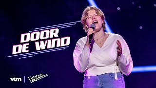 Celine  Door De Wind  The Blind Auditions  The Voice van Vlaanderen  VTM [upl. by Hemminger]