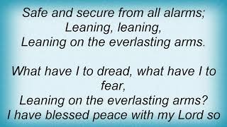 Alan Jackson  Leaning On The Everlasting Arms Lyrics [upl. by Barnebas]