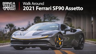 2021 Ferrari SF90 Walk Around  Bring a Trailer [upl. by Beera]