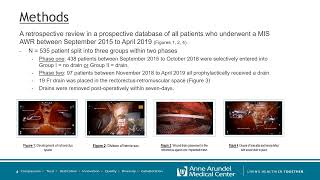 Retromuscular drain placement may reduce postoperative fluid collection following minimally inva [upl. by Voe272]