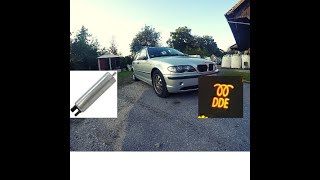 BMW E46 320D DieselKraftstoff Pumpe austauschen  Raildruck amp DDE Probleme mit Leistungsverlust [upl. by Glennie]