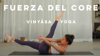 Clase de yoga Vinyasa Yoga Core Clase Completa 45 minutos [upl. by Eecak]