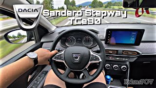 2022 Dacia Sandero Stepway TCe 90 91HP 67kW  POV Drive  Nr 10 [upl. by Immot]