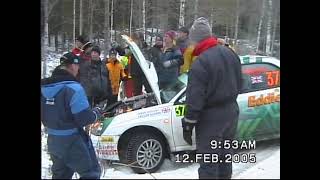 20050212  Swedish Rally Del 2 Sundsjön 1 amp 2 [upl. by Ermeena]