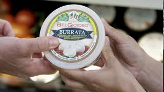 BelGioioso Burrata  Tradition • Artisan • Quality [upl. by Hsizan]