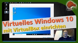 VirtualBox  virtuelles Windows 10 einrichten [upl. by Dyche45]