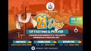 PUSH PRAYER DAY 1 OF 21 DAYS OF PRAYERampFASTING 2024 [upl. by Codie]