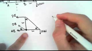 18 Method of Sections Example 424 [upl. by Yelrah240]