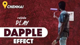 Royale Play Dapple Effect Texture  Asian Paints Chennai  WALL TEXTURE EFFECT [upl. by Pega829]