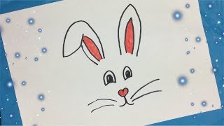 ★ KNUTSELEN PASEN ★ PAASHAAS TEKENEN SUPER MAKKELIJK ★ EASTER BUNNY DRAWING EASY [upl. by Lyrak]