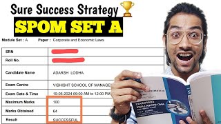 SPOM Set A Detailed Prep Strategy🔥  Secured 60 marks  icai spom spomseta [upl. by Alwin]